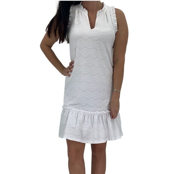 Michael Michael Kors Midi Dress In White - Picture 7 of 7